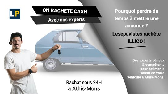 Reprise et rachat de voitures d'occasion à Athis-Mons