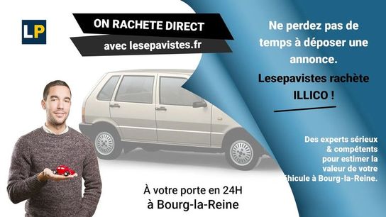 Nous proposons un service de rachat et de reprise de véhicules d'occasion à Bourg-la-Reine.