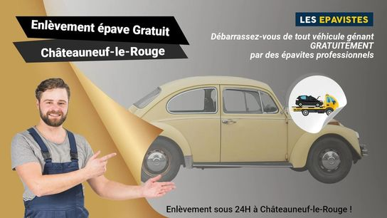 Nous mettons à votre disposition un service d'épaviste gratuit à Châteauneuf-le-Rouge. Pour entrer en contact avec notre équipe, veuillez composer le 04.84.89.46.80.
