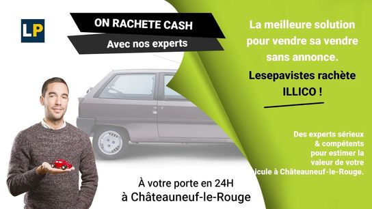 Nous offrons un service de rachat et de reprise de voitures d'occasion à Châteauneuf-le-Rouge. Trouvez ici une solution rapide et pratique pour vendre votre véhicule. Contactez-nous dès aujourd'hui pour une estimation gratuite de votre voiture !