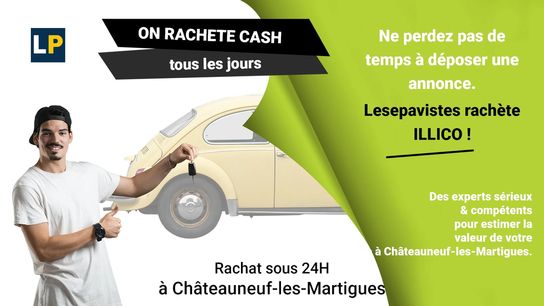 Service de reprise et d'achat de voitures d'occasion à Châteauneuf-les-Martigues