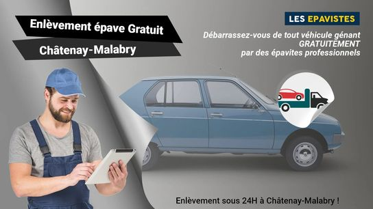 Si vous êtes à la recherche d'un service d'Enlèvement d'épave gratuits à Châtenay-Malabry, n'hésitez pas à contacter notre équipe au **téléphone**. Nous serons ravis de vous aider dans cette démarche.