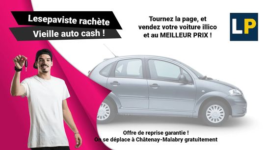 Services de reprise et d'achat de véhicules d'occasion à Châtenay-Malabry