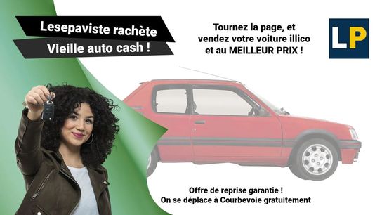 Reprise et acquisition de voitures d'occasion à Courbevoie