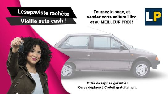 Offre de reprise et rachat de voitures d'occasion à Créteil