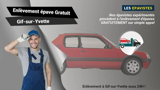 Vous recherchez un service d'enlèvement d'épave gratuit à Gif-sur-Yvette ? Contactez-nous dès maintenant au 01.88.33.49.70. Nous sommes là pour vous aider !