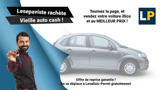 Reprise et acquisition de véhicule d'occasion à Levallois-Perret.