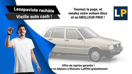Service de rachat et reprise de véhicules d'occasion à Maisons-Laffitte
