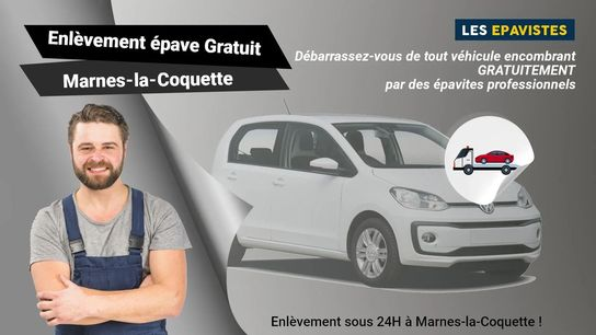 Si vous recherchez un épaviste gratuit à Marnes-la-Coquette, n'hésitez pas à contacter le 01.88.33.49.70 indiqué.