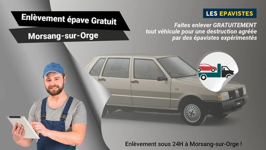 Pour contacter un épaviste gratuit à Morsang-sur-Orge, veuillez utiliser le **numéro de téléphone suivant**.