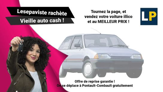 Reprise et rachat de véhicules d'occasion à Pontault-Combault : offrez une seconde vie à votre voiture!