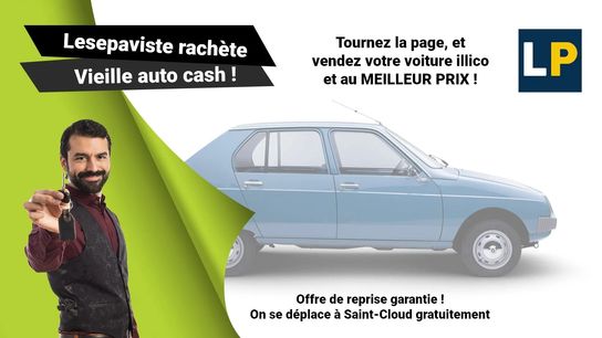 Service de reprise et d'achat de voitures d'occasion à Saint-Cloud
