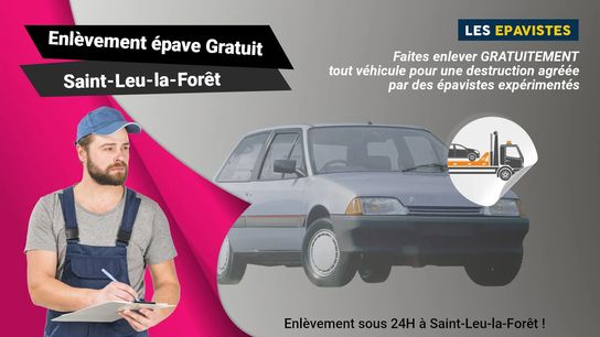 Si vous avez besoin d'un service d'enlèvement d'épaves gratuit à Saint-Leu-la-Forêt, n'hésitez pas à contacter le numéro de téléphone suivant : 01.88.33.49.70.