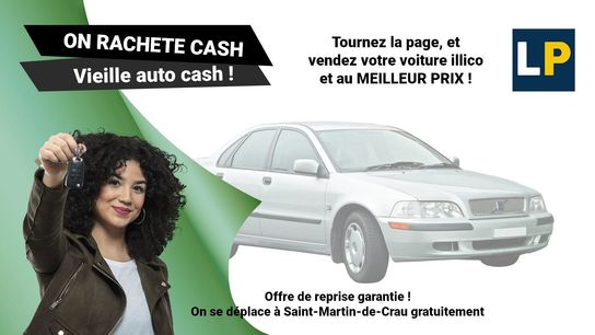 Nous proposons le service de rachat et reprise de voitures d'occasion à Saint-Martin-de-Crau.