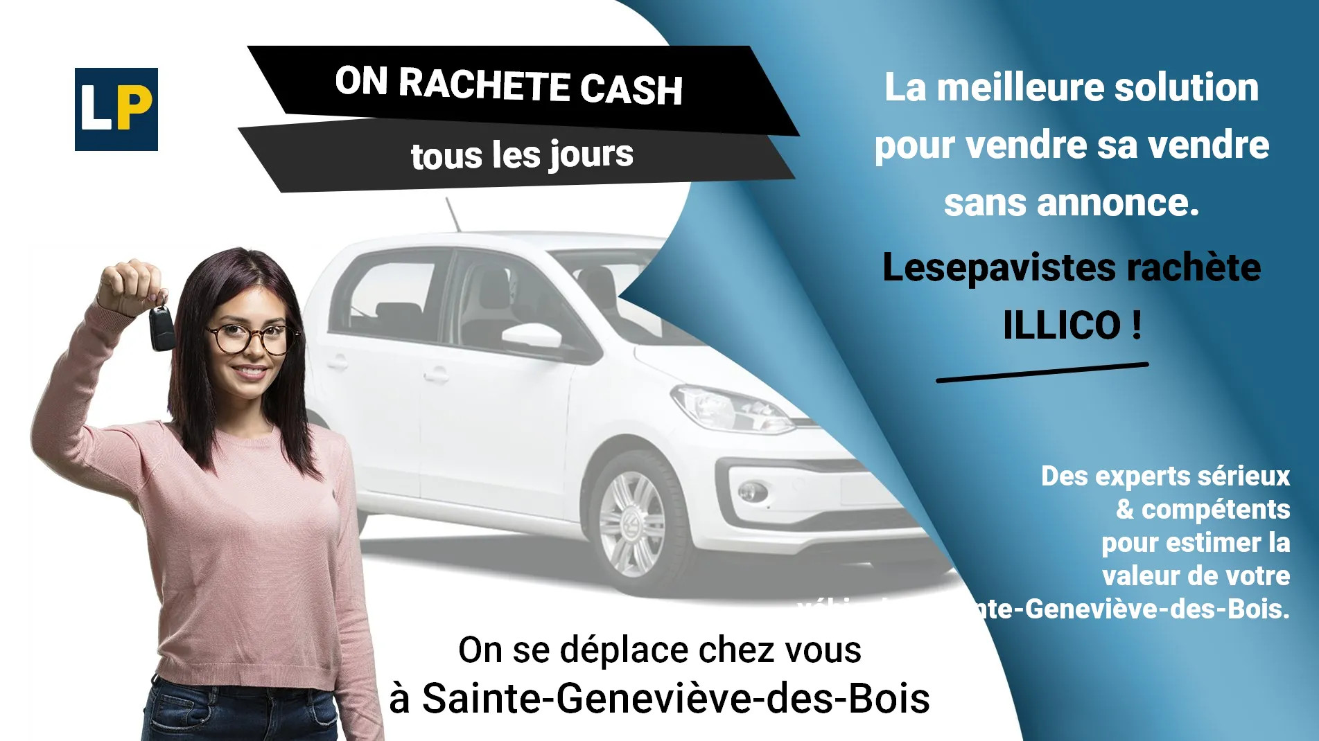 Reprise et rachat de voiture d'occasion à Sainte-Geneviève-des-Bois