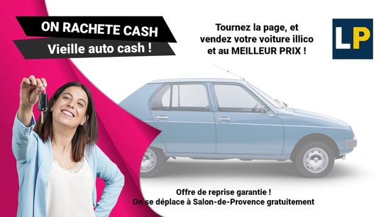 Acquisition et récupération de véhicules d'occasion à Salon-de-Provence