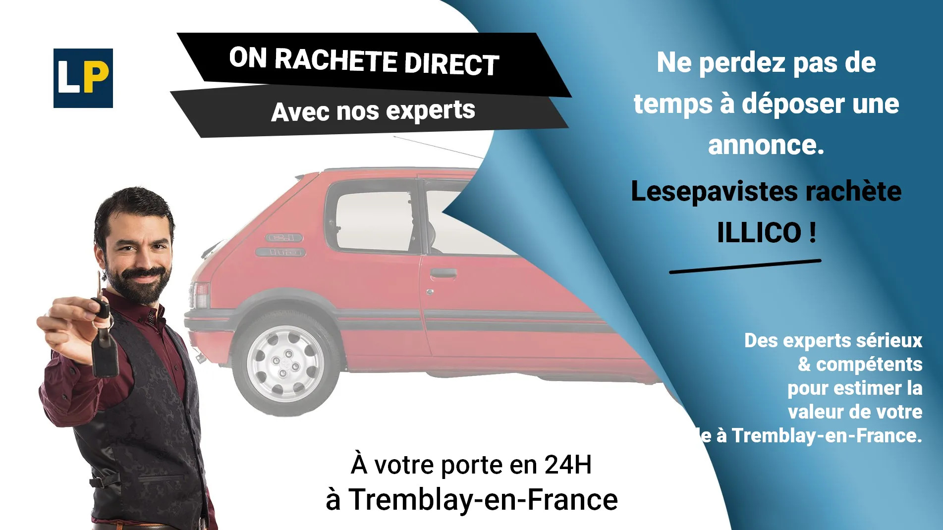 Rachat et reprise de voiture d'occasion à Tremblay-en-France