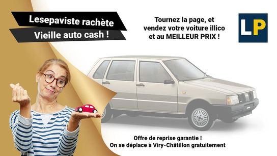 Service de rachat et de reprise de voitures d'occasion à Viry-Châtillon