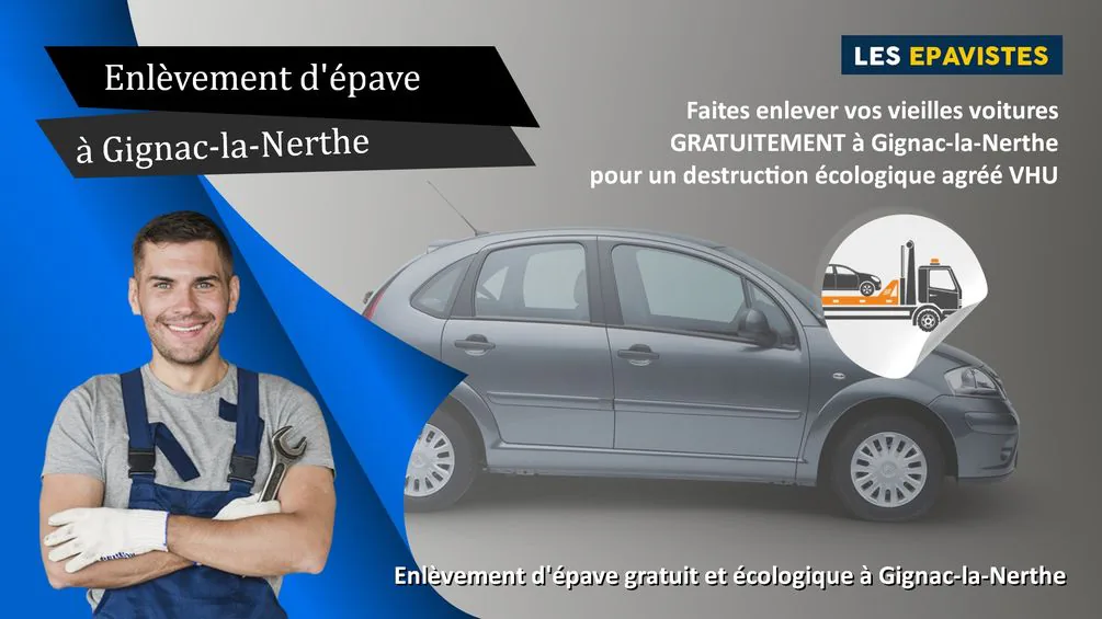 enlèvement épave Gignac-la-Nerthe