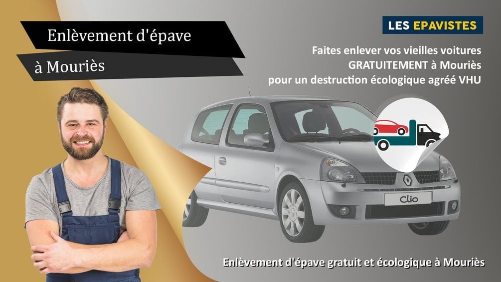 enlèvement épave Mouriès
