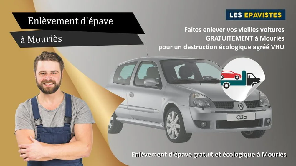 enlèvement épave Mouriès