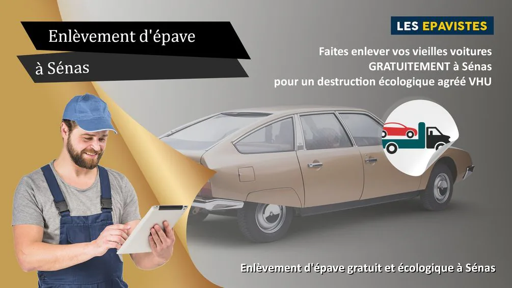 enlèvement épave Sénas