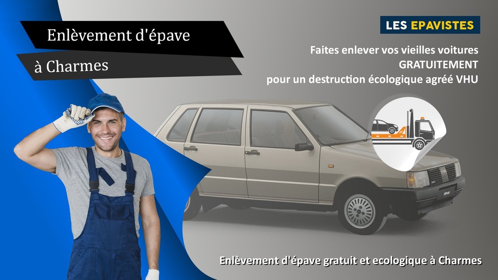 enlèvement épave Charmes
