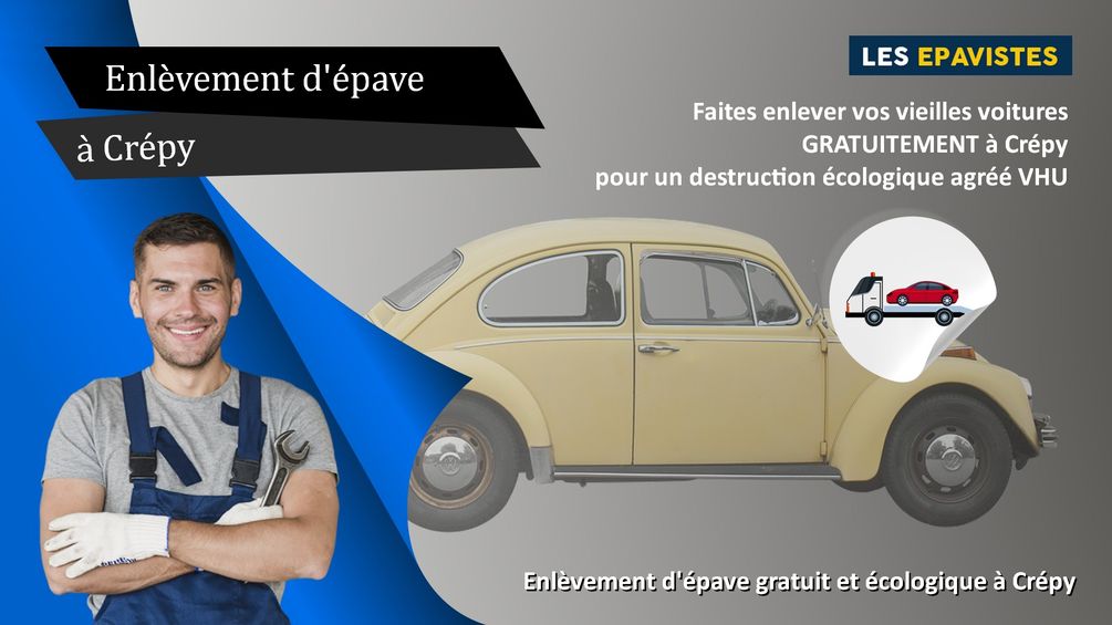 enlèvement épave Crépy