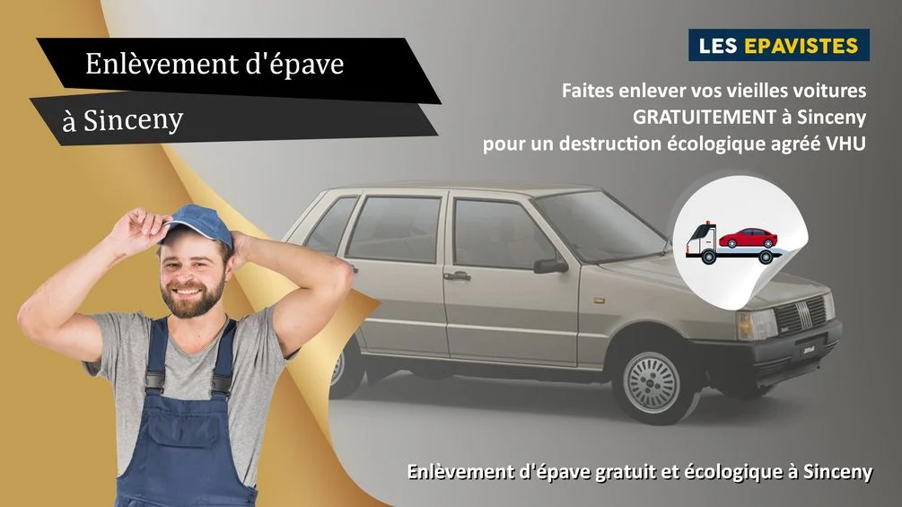 enlèvement épave Sinceny