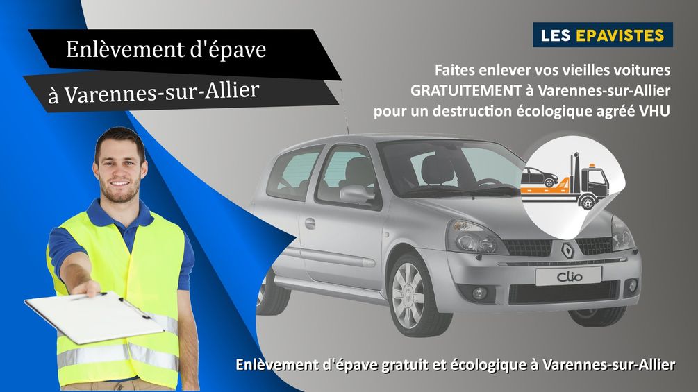 enlèvement épave Varennes-sur-Allier