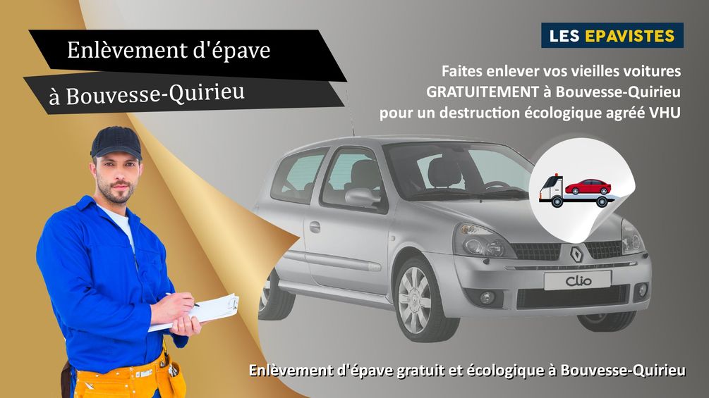 enlèvement épave Bouvesse-Quirieu