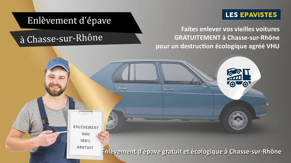 enlèvement épave Chasse-sur-Rhône