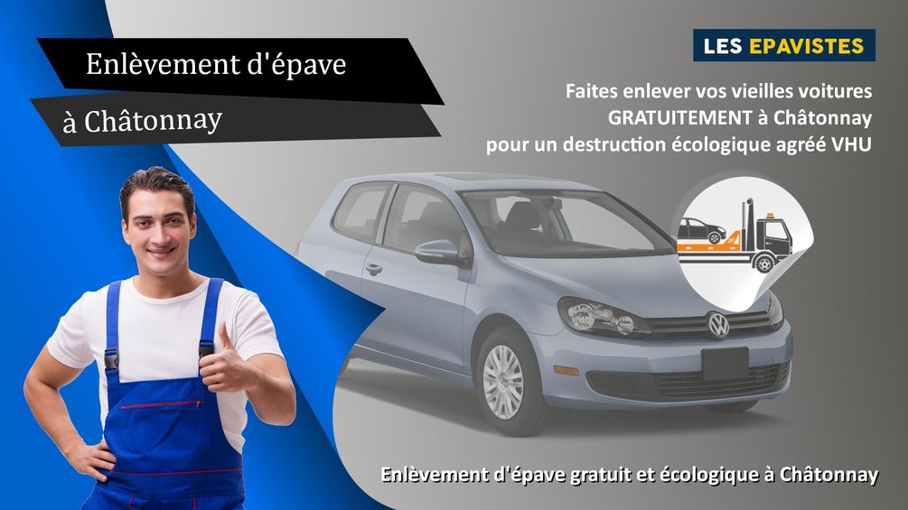 enlèvement épave Châtonnay