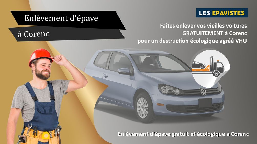 enlèvement épave Corenc