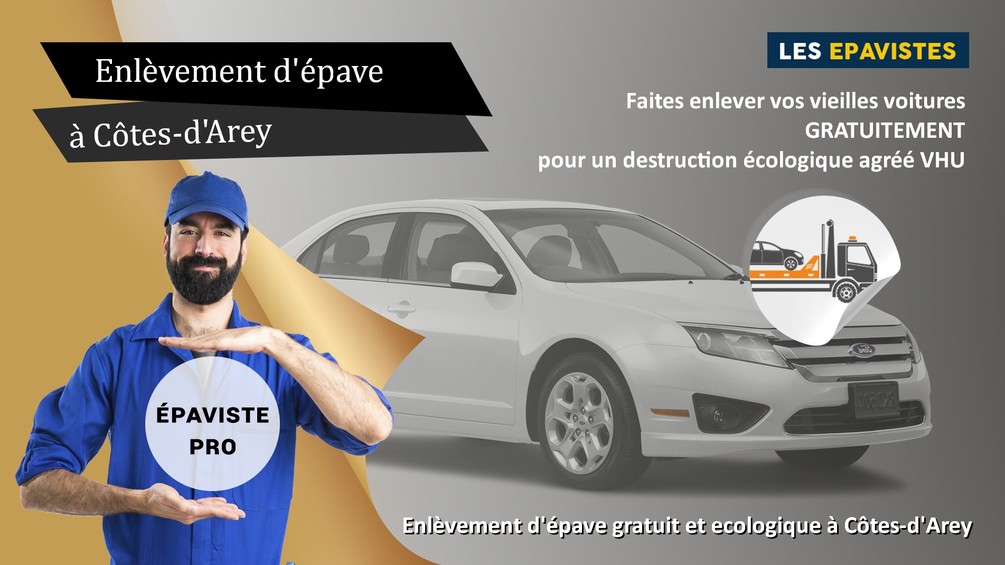 enlèvement épave Côtes-d'Arey