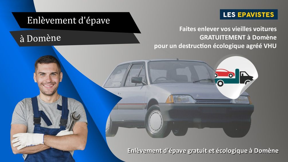 enlèvement épave Domène