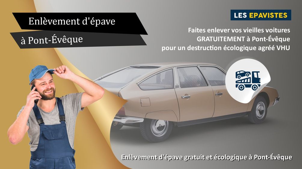 enlèvement épave Pont-Évêque