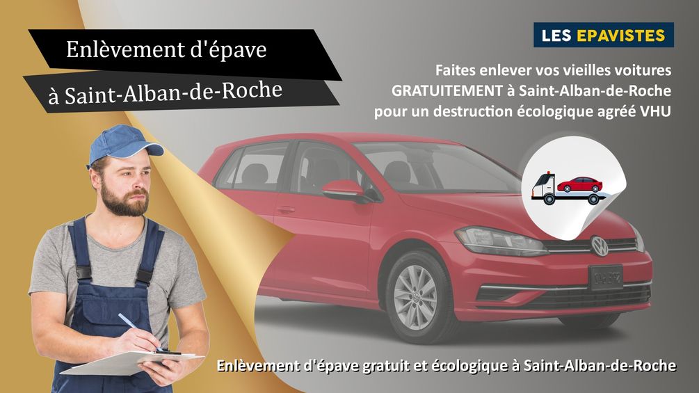 enlèvement épave Saint-Alban-de-Roche