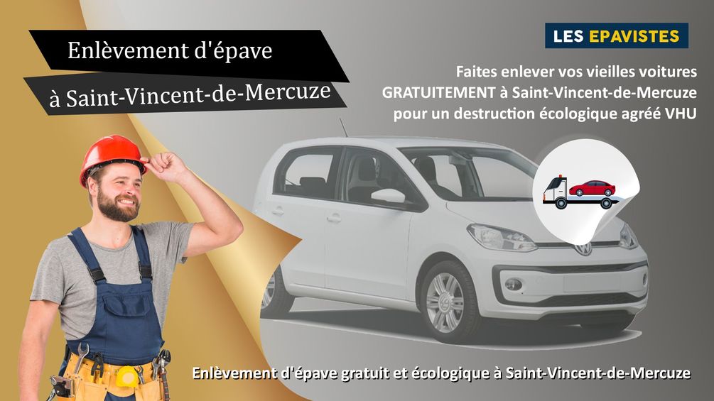 enlèvement épave Saint-Vincent-de-Mercuze