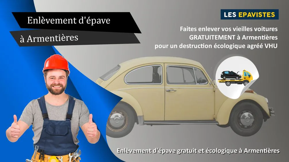 enlèvement épave Armentières