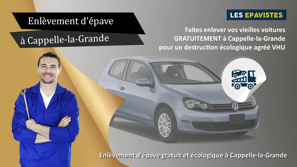 enlèvement épave Cappelle-la-Grande