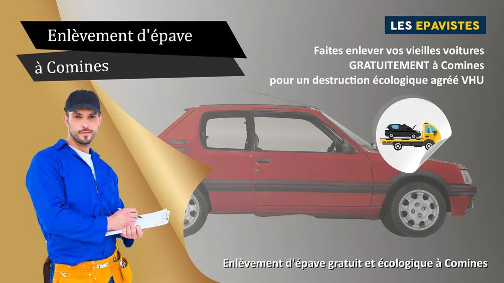 enlèvement épave Comines