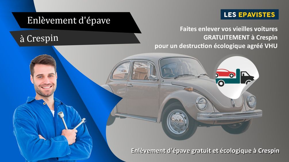 enlèvement épave Crespin