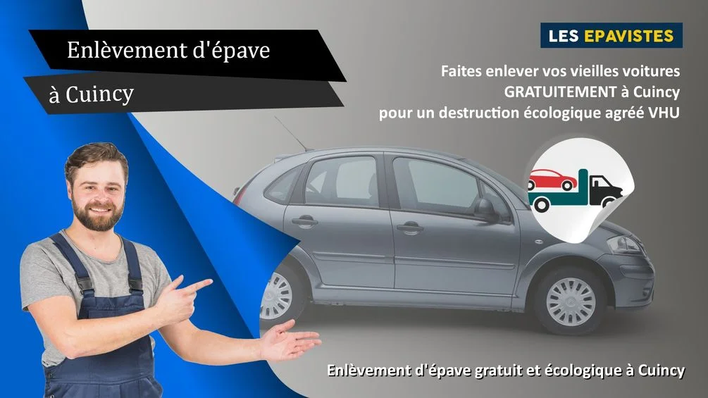 enlèvement épave Cuincy