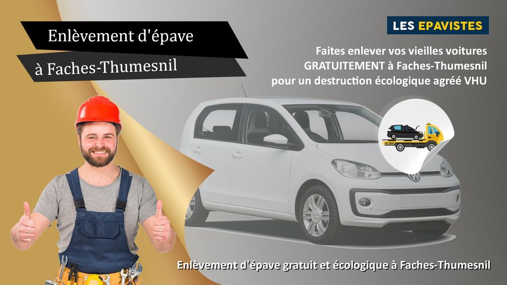 enlèvement épave Faches-Thumesnil