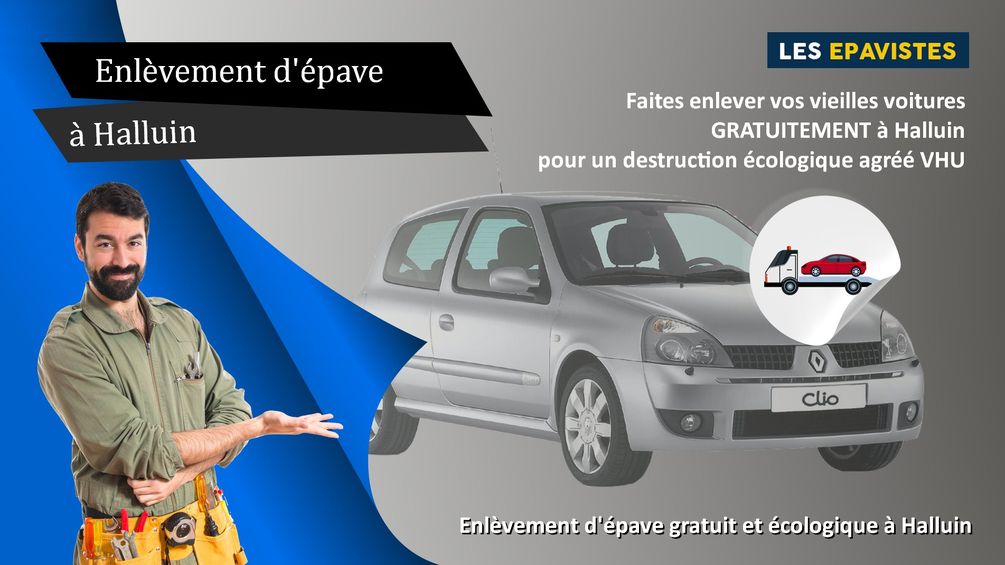enlèvement épave Halluin
