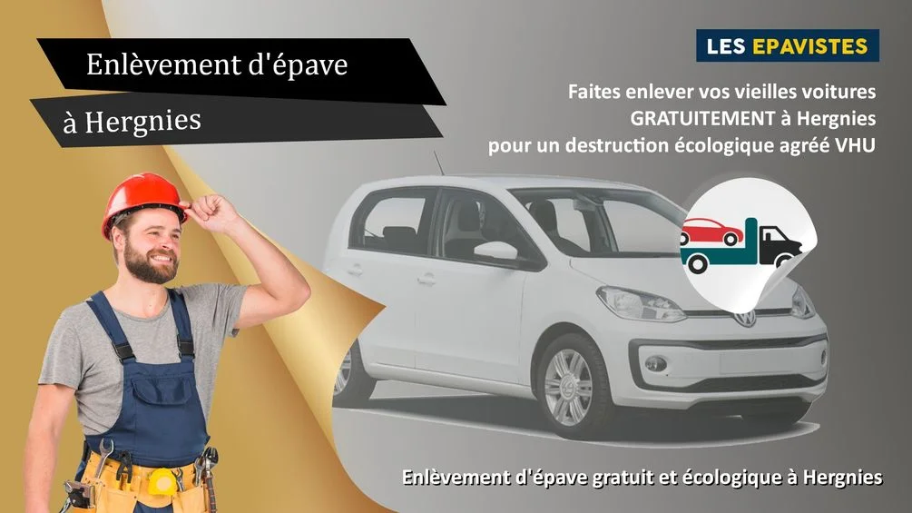 enlèvement épave Hergnies
