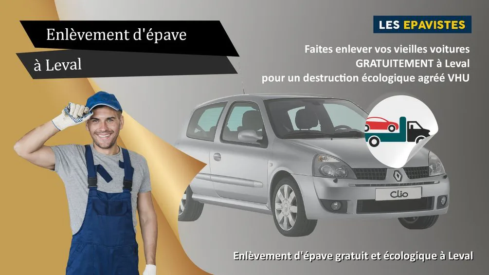 enlèvement épave Leval