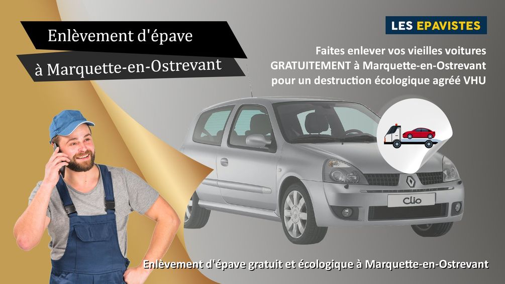 enlèvement épave Marquette-en-Ostrevant