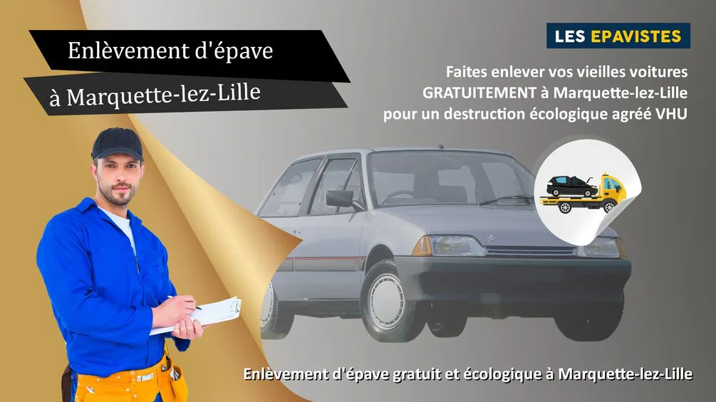 enlèvement épave Marquette-lez-Lille